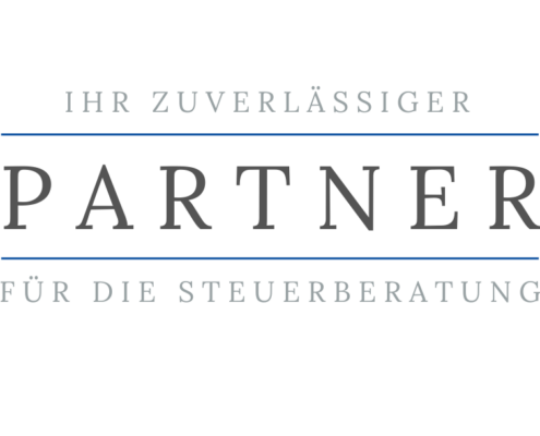 Slogan Ihr zuverlässiger Partner für die Steuerberatung.